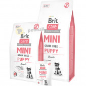 Пълноценна суха храна Brit Care Mini Grain Free Puppy - за малки кученца от дребните породи